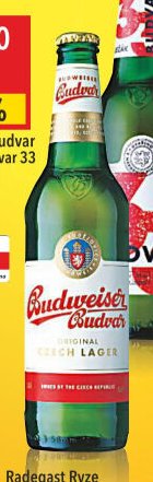 Budweiser Budvar Original, Budvar 33 světlý ležák 0,5 l