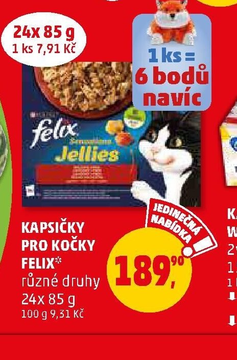 KAPSIČKY PRO KOČKY FELIX