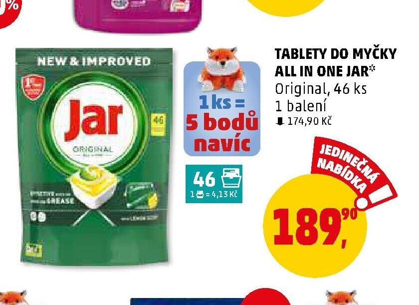 Tablety do myčky All in one Jar