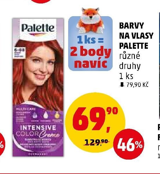 Barvy na vlasy Palette