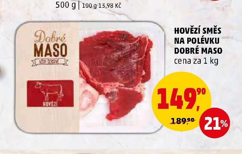 HOVĚZÍ SMĚS NA POLÉVKU DOBRÉ MASO