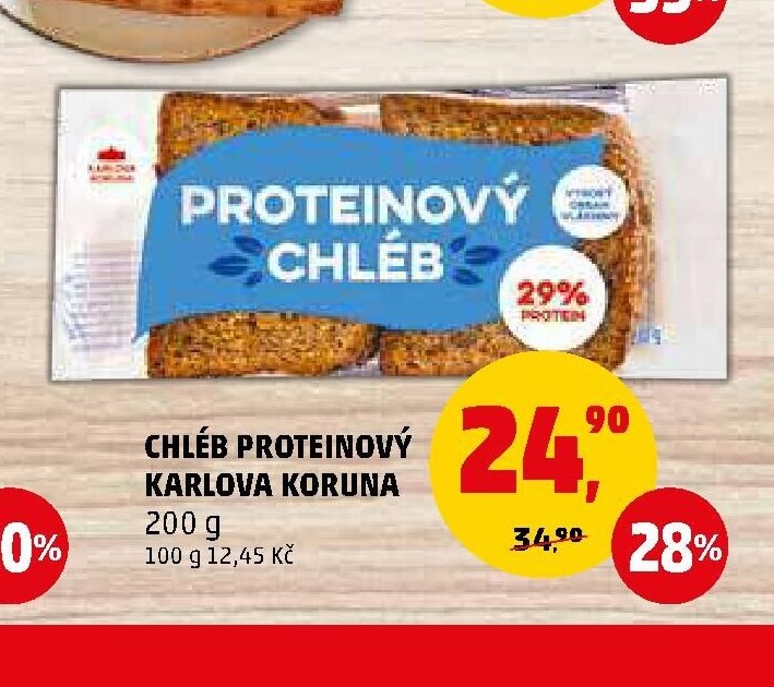 CHLÉB PROTEINOVY KARLOVA KORUNA