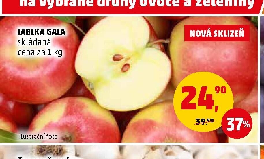 JABLKA GALA skládaná