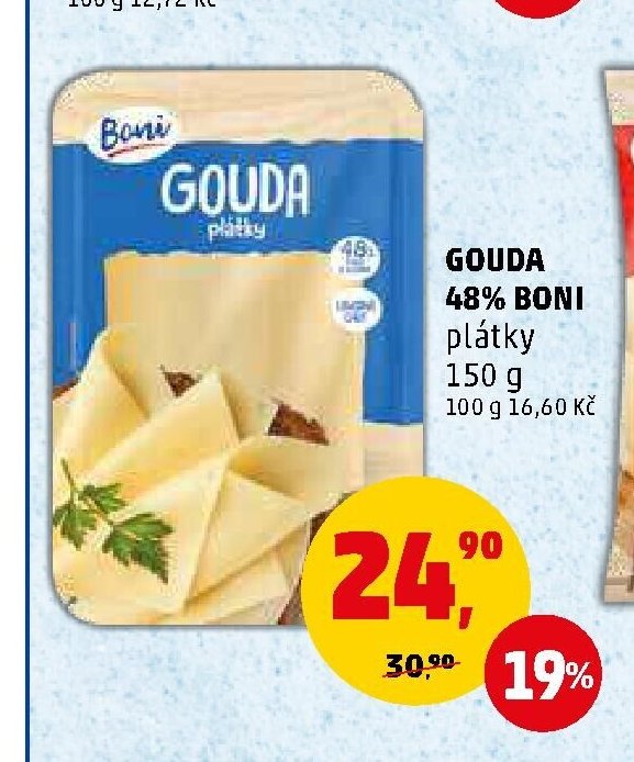 Gouda 48% Boni plátky
