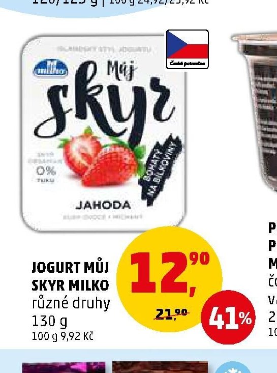 JOGURT MŮJ SKYR MILKO