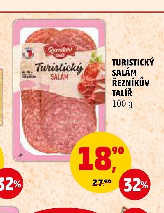 TURISTICKÝ SALÁM ŘEZNÍKŮV TALÍŘ