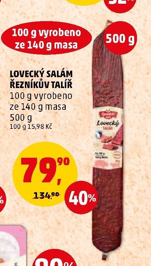 LOVECKÝ SALÁM ŘEZNÍKŮV TALÍŘ
