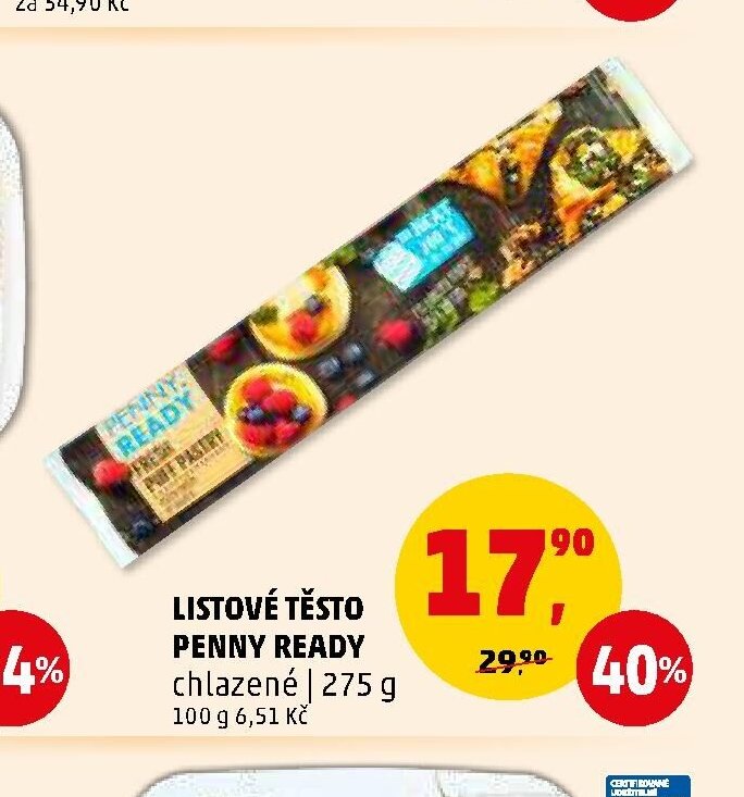 LISTOVÉ TĚSTO PENNY READY