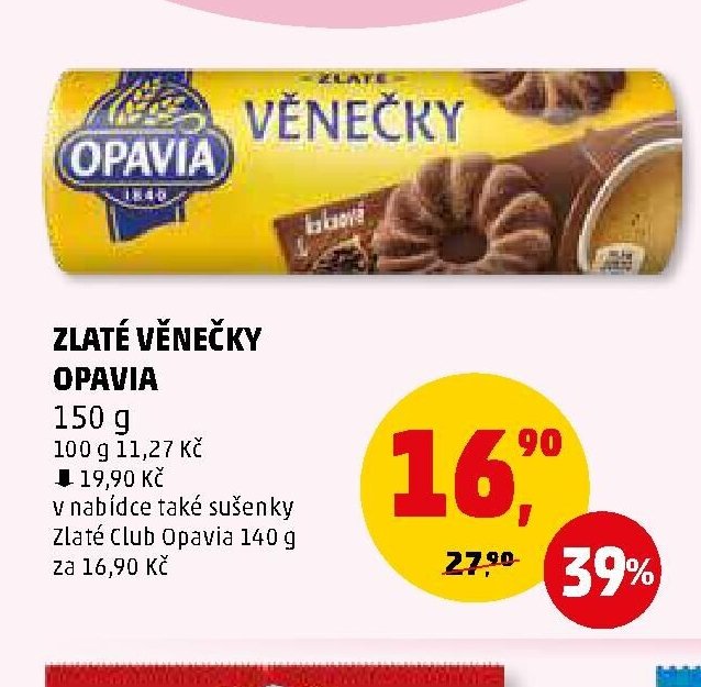 Zlaté věnečky Opavia