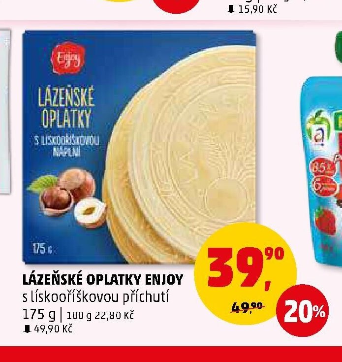 Lázeňské oplatky Enjoy
