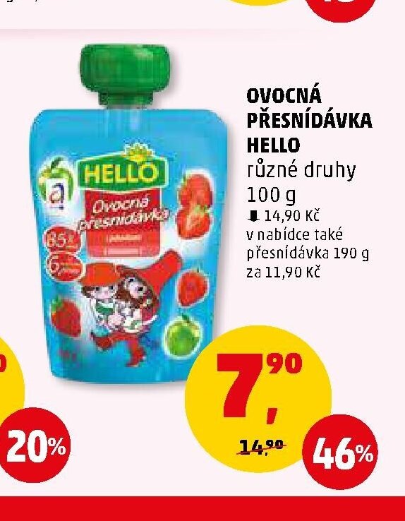Ovocná přesnídávka Hello