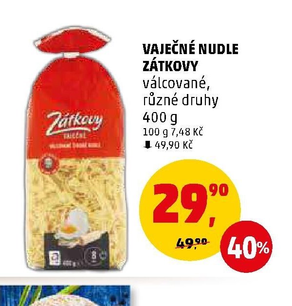 VAJEČNÉ NUDLE ZÁTKOVY