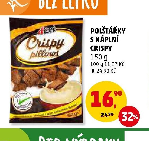 POLŠTÁŘKY S NÁPLNÍ CRISPY