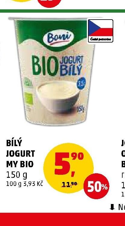 BÍLÝ JOGURT MY BIO
