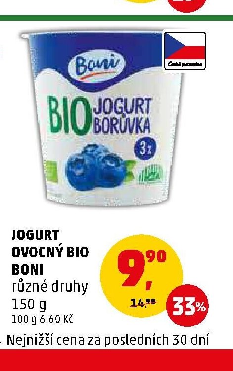 JOGURT OVOCNÝ BIO BONI