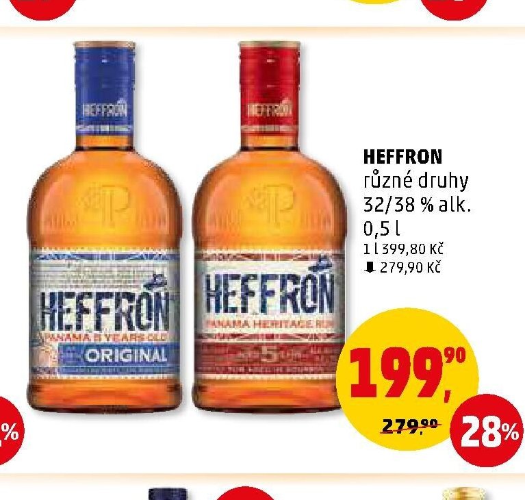 HEFFRON různé druhy