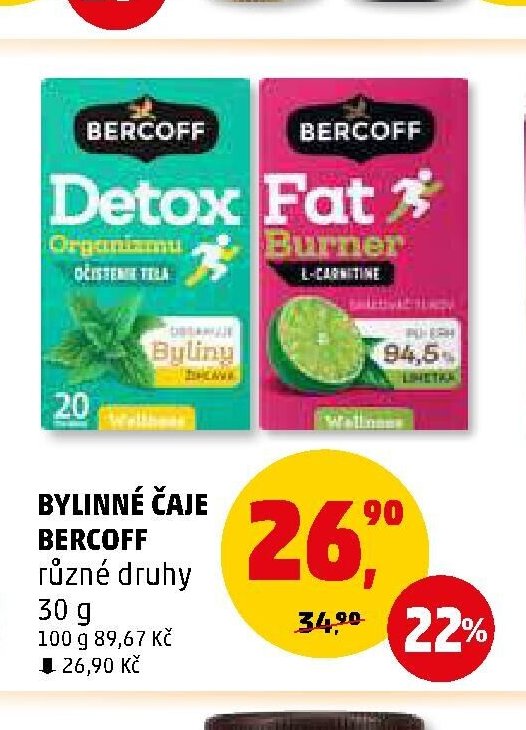 Bylinné čaje Bercoff