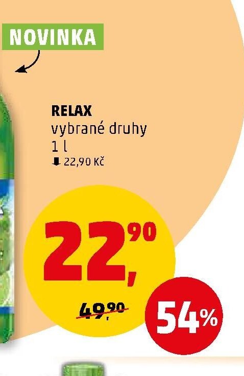 Relax vybrané druhy 1 l