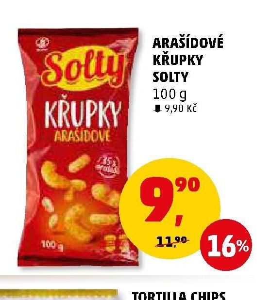 Solty arašídové křupky