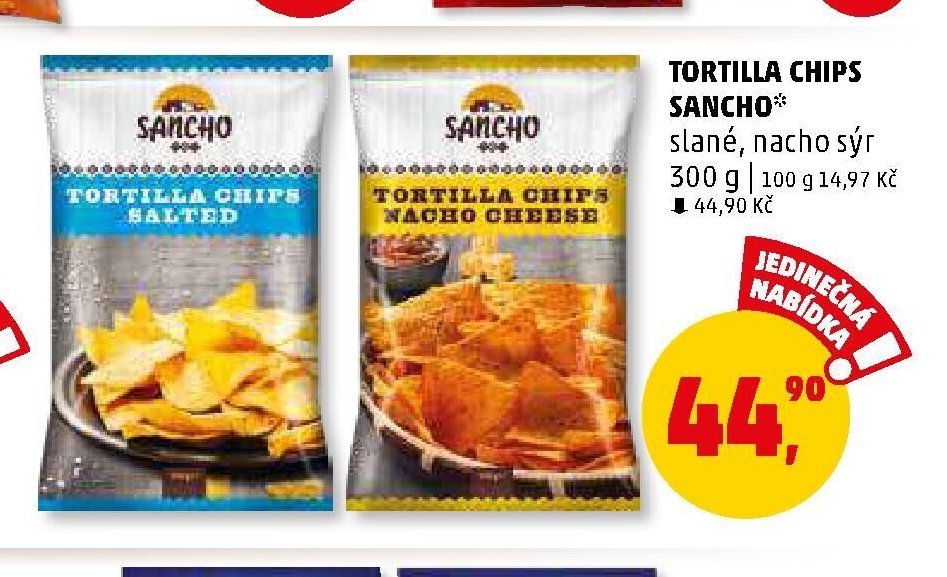 Sancho Tortilla chips salted