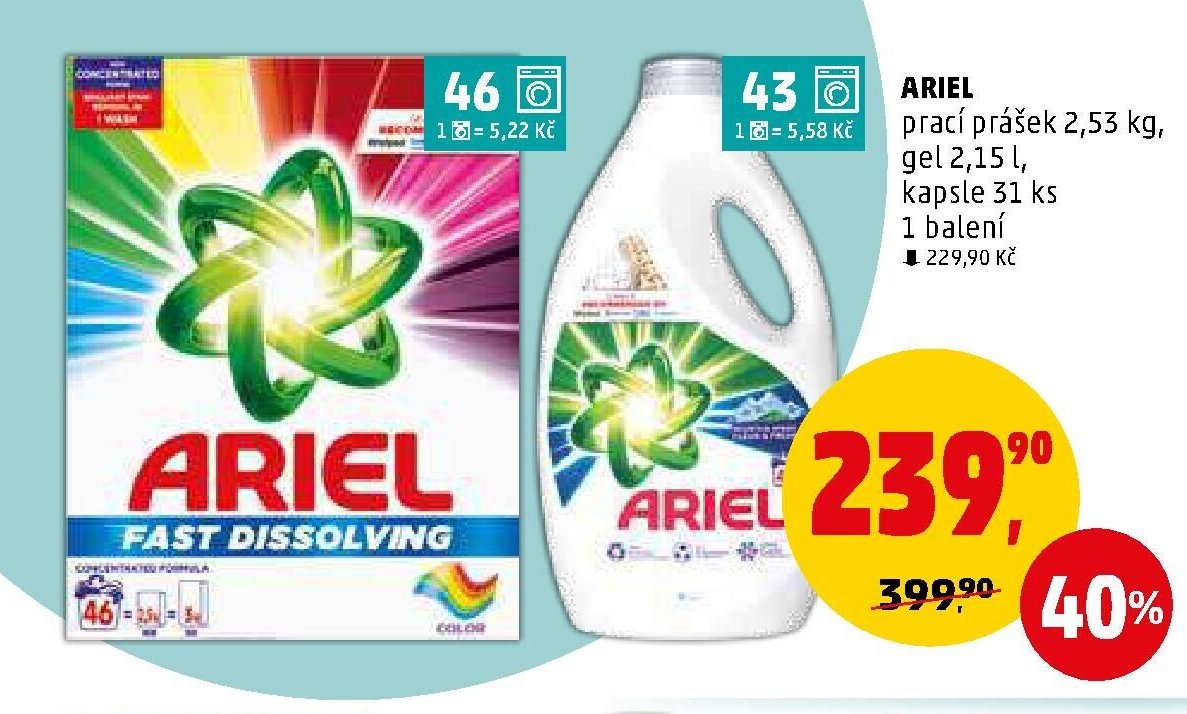 ARIEL prací prášek