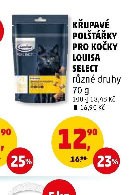 Křupavé polštářky pro kočky Louisa Select