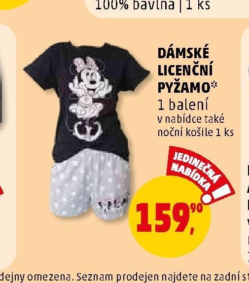 Dámské licenční pyžamo