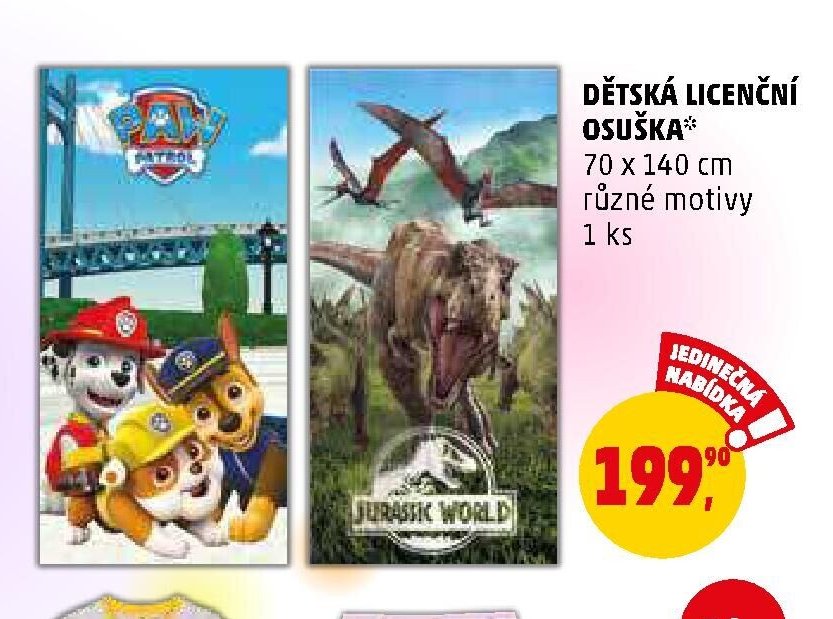 DĚTSKÁ LICENČNÍ OSUŠKA