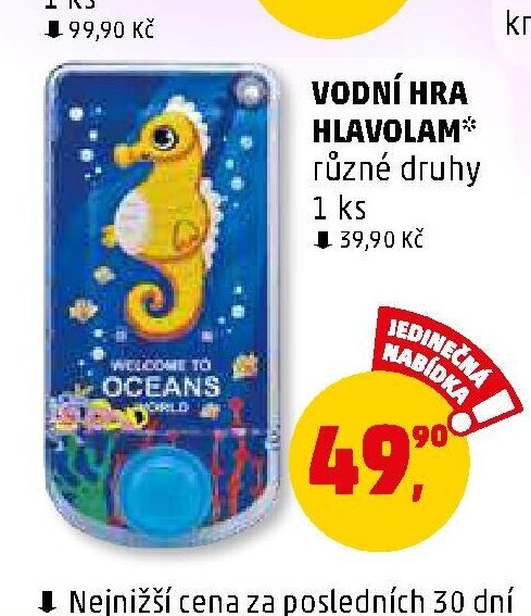 VODNÍ HRA HLAVOLAM