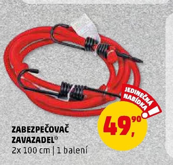 Zabezpečovač zavazadel