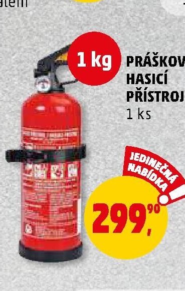 Práškový hasicí přístroj
