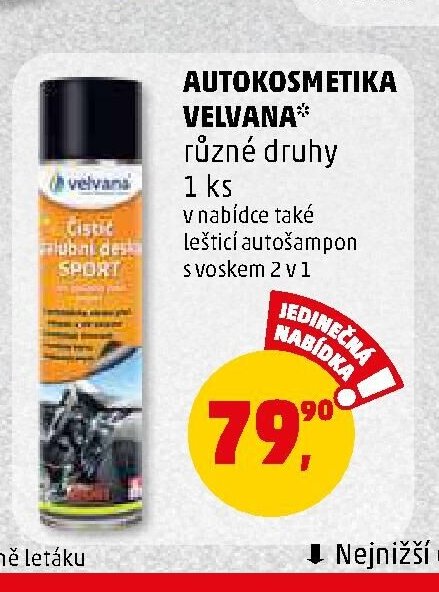 Autokosmetika Velvana