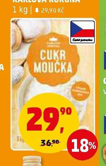 Cukr moučka Karlova Koruna