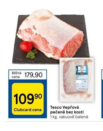 Tesco Vepřová pečeně bez kosti 1 kg