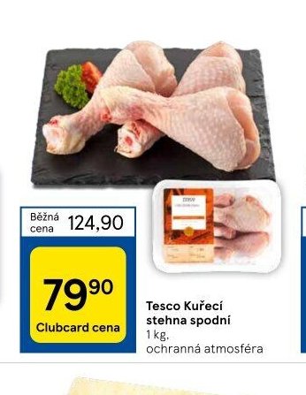 Tesco Kuřecí stehna spodní 1 kg