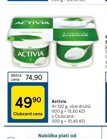 Activia 4× 120 g