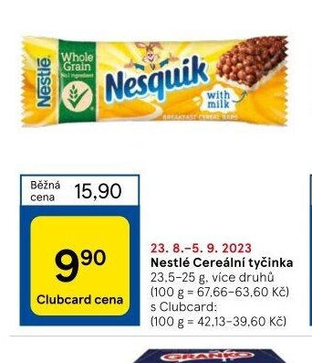 Nestlé Cereální tyčinka
