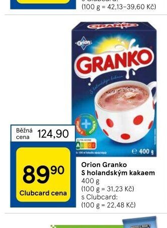 Orion Granko S holandským kakaem