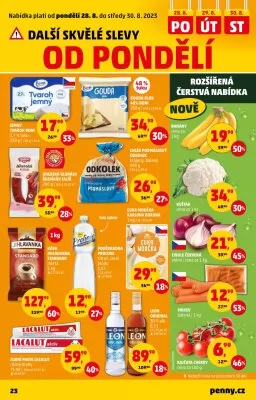 akční leták Penny Market 24.8.2023-30.8.2023