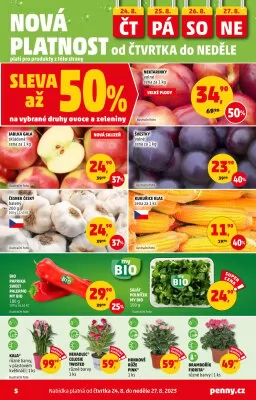 akční leták Penny Market 24.8.2023-30.8.2023