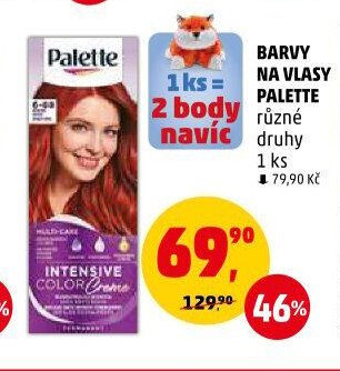 Barvy na vlasy Palette
