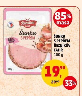 Šunka s pepřem Řezníkův talíř