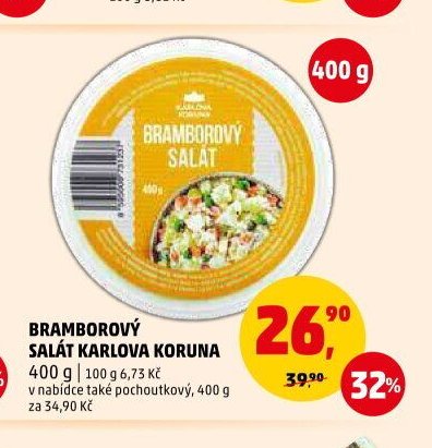 Bramborový salát Karlova Koruna 400 g
