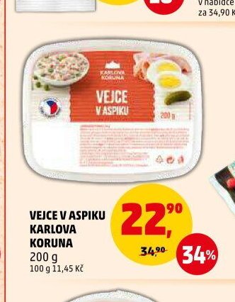 Vejce v aspiku Karlova Koruna 200 g