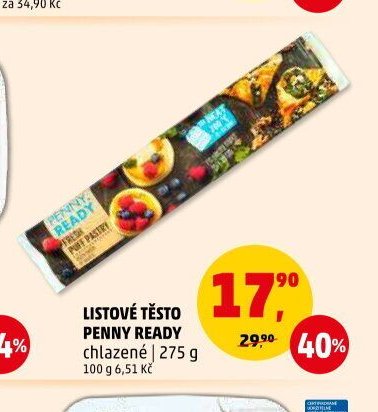 Listové těsto Penny Ready 275 g