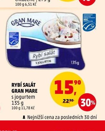 Rybí salát Gran Mare s jogurtem 135 g