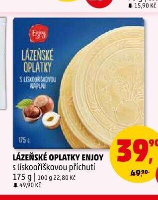 Lázeňské oplatky Enjoy