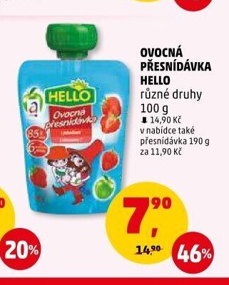 Ovocná přesnídávka Hello