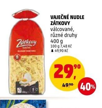 VAJEČNÉ NUDLE ZÁTKOVY