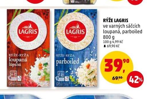 RÝŽE LAGRIS loupaná